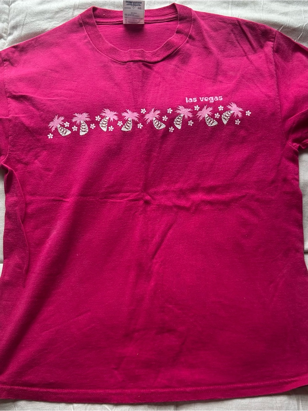 Delta Hot Pink Las Vegas Graphic Short Sleeve Tee